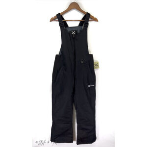 Arctix Women's Insulated Snow Bib Overalls Black Ski Snowboard Small 4-6 NWT